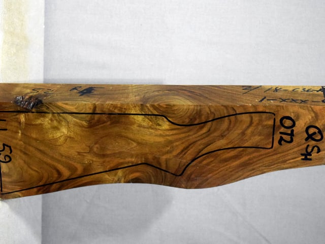 Right side of QS 072 stockwood blank