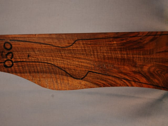 Left side of QS 050 stockwood blank