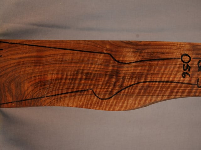 Right side of QS 056 stockwood blank