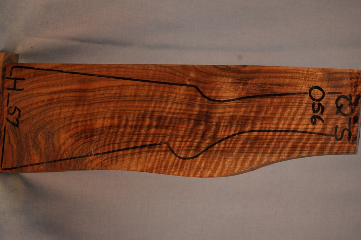 Right side of QS 056 stockwood blank