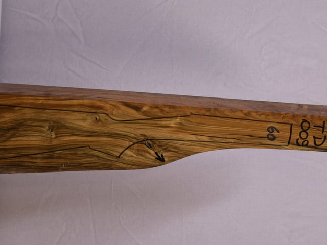 Right side of TD 009 stockwood blank