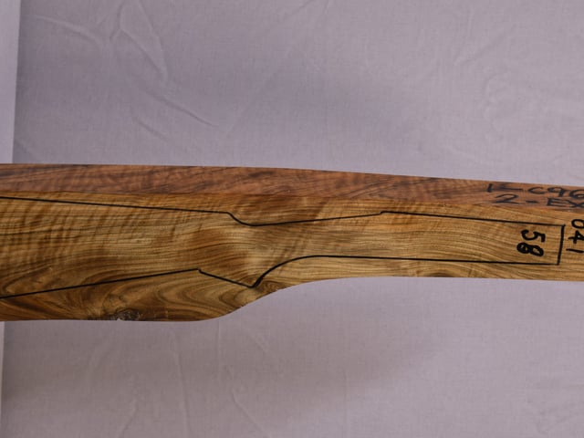 Right side of TD 041 stockwood blank