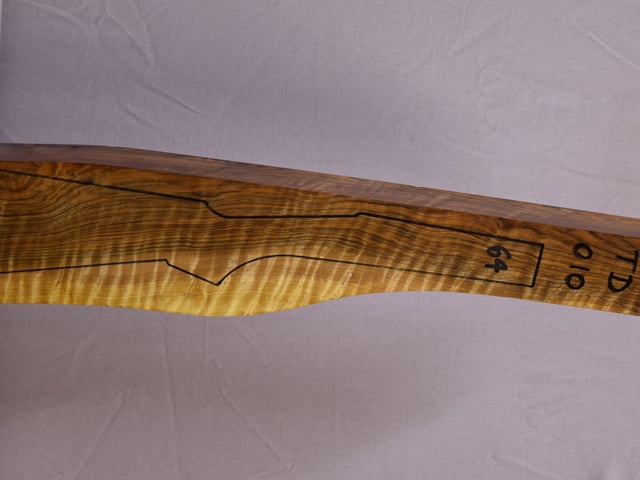 Right side of TD 010 stockwood blank