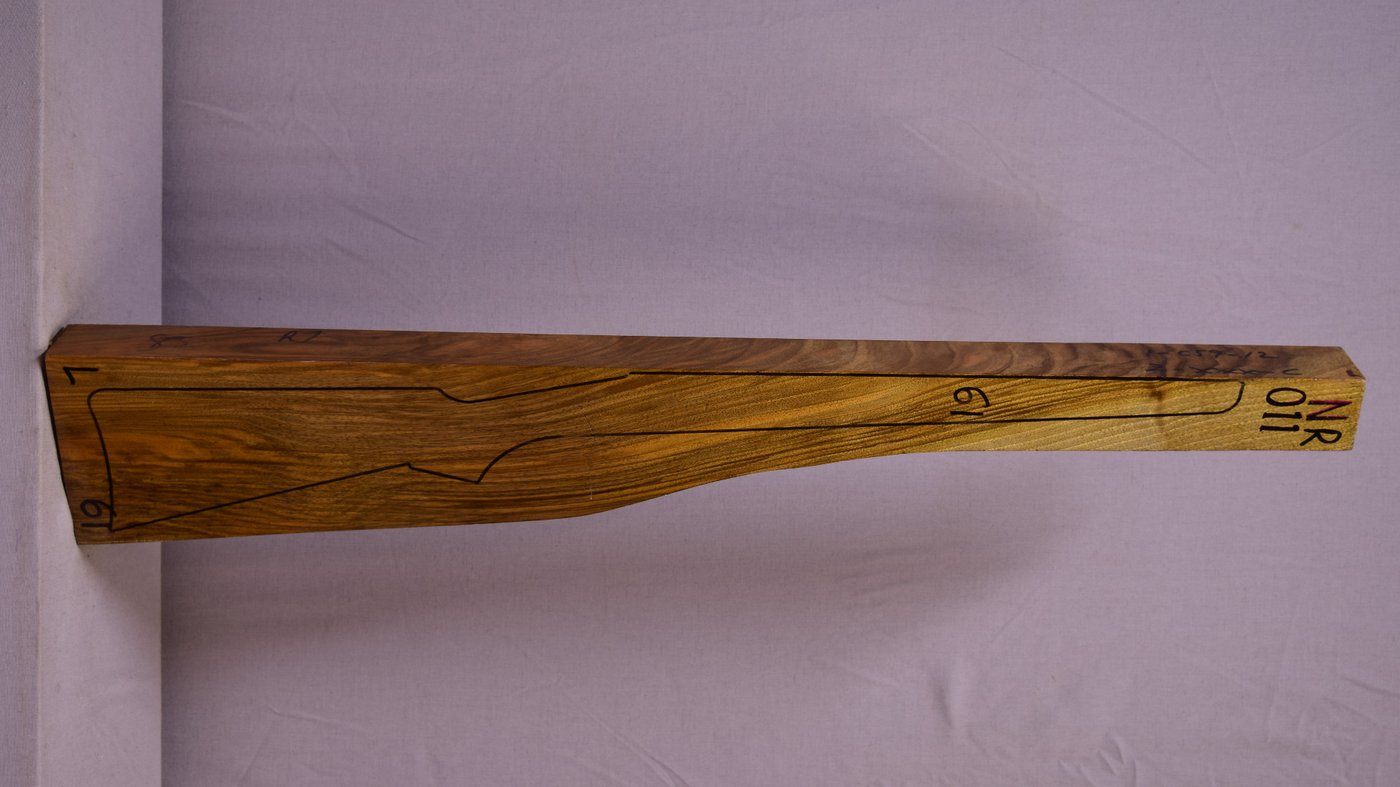 Right side of NR011 stockwood blank