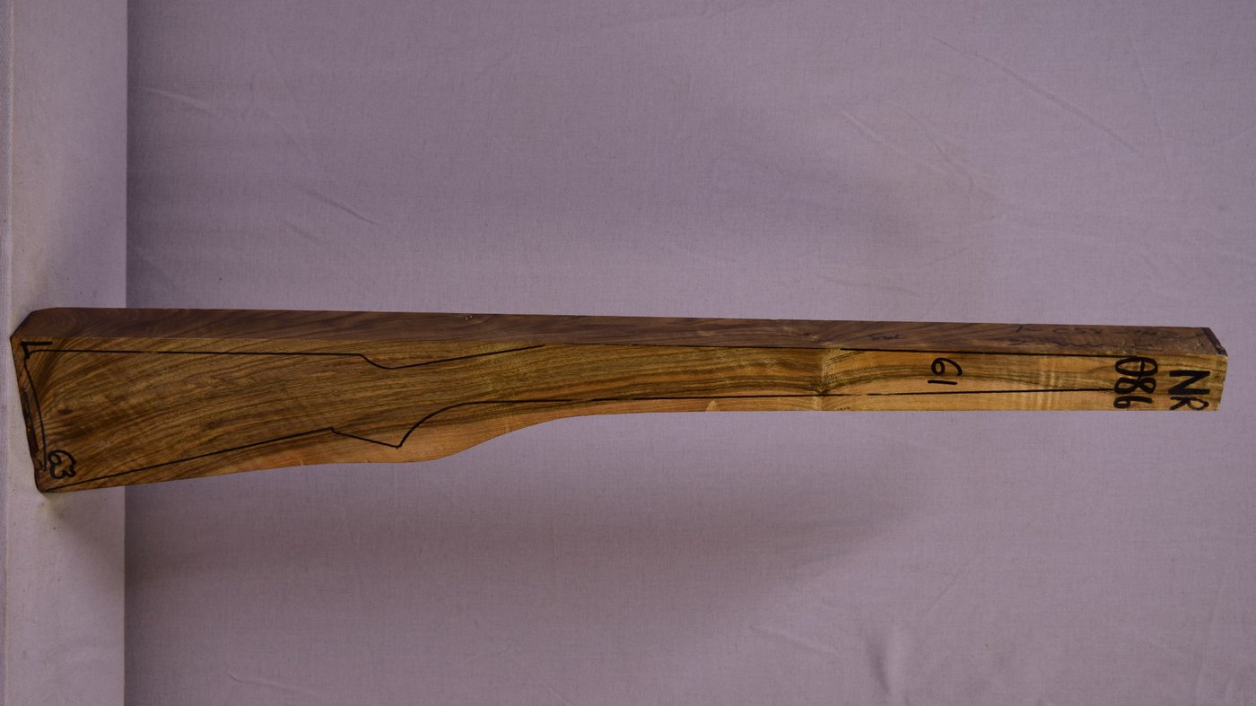 Right side of NR086 stockwood blank