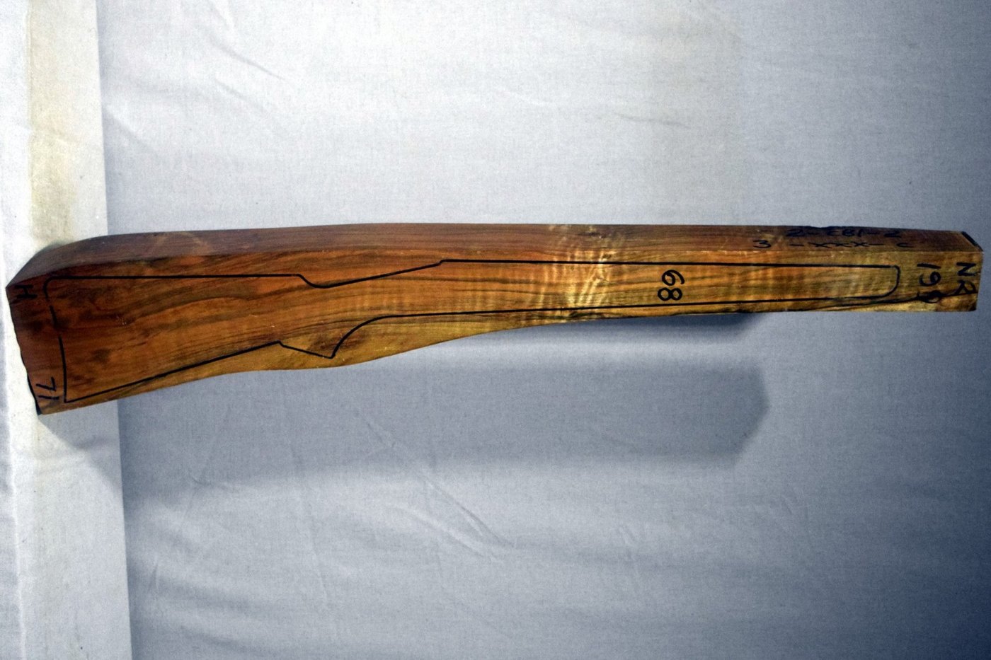 Right side of NR 199 stockwood blank