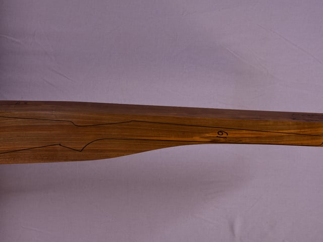 Right side of VR017 stockwood blank