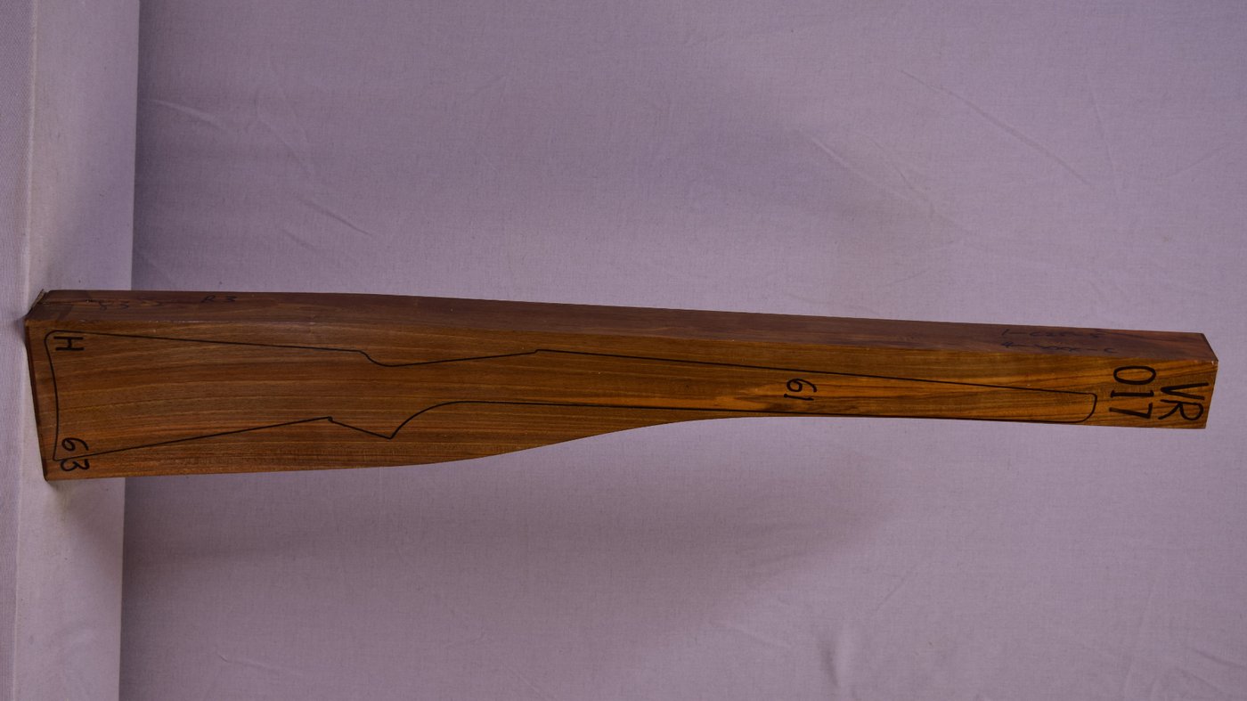 Right side of VR017 stockwood blank