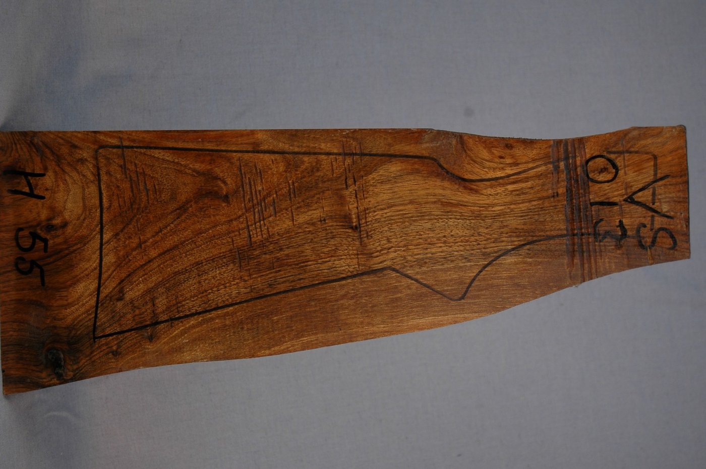 Right side of VS 013 stockwood blank