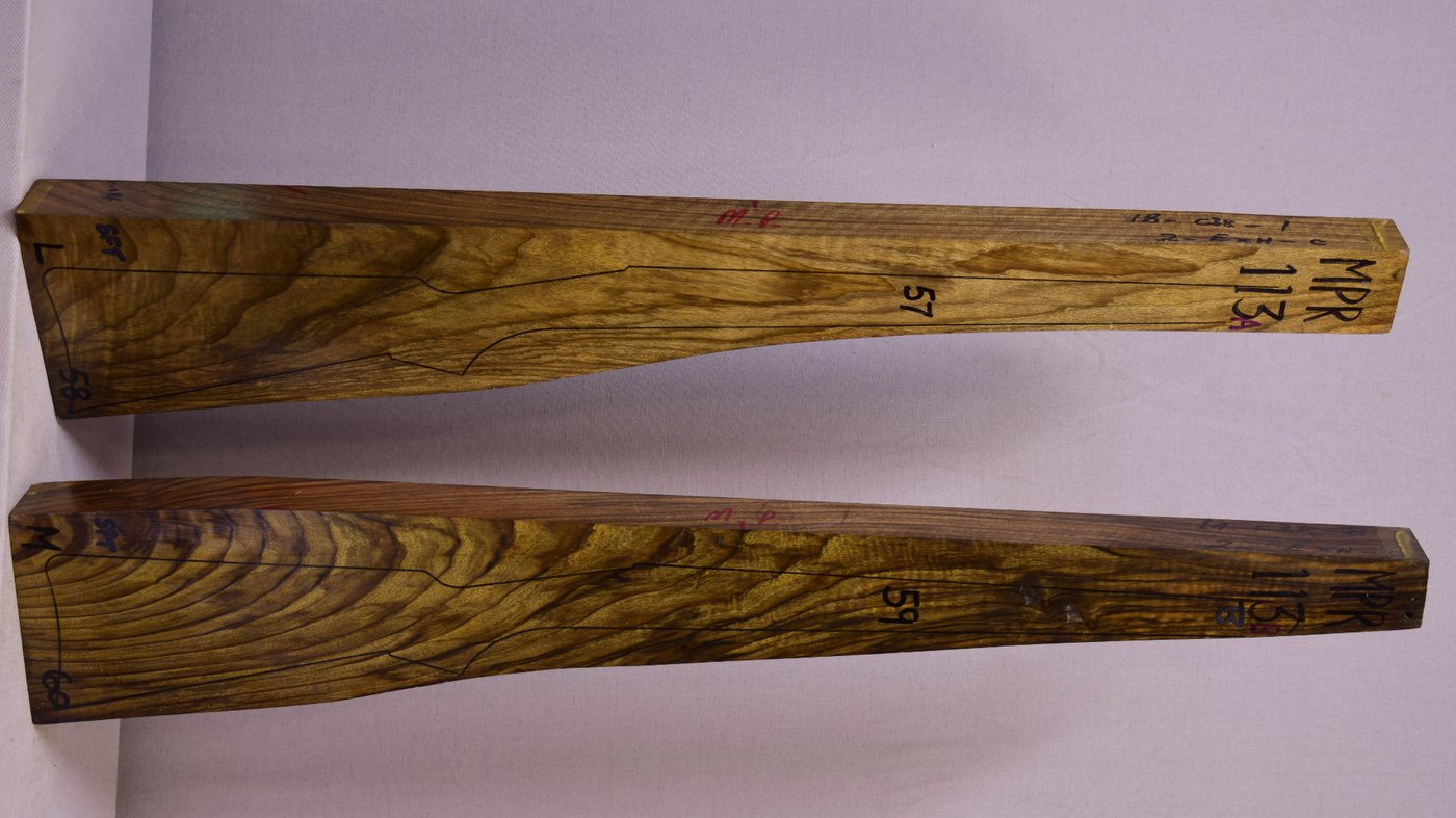 Right side of MPR 113A & 113B stockwood blank