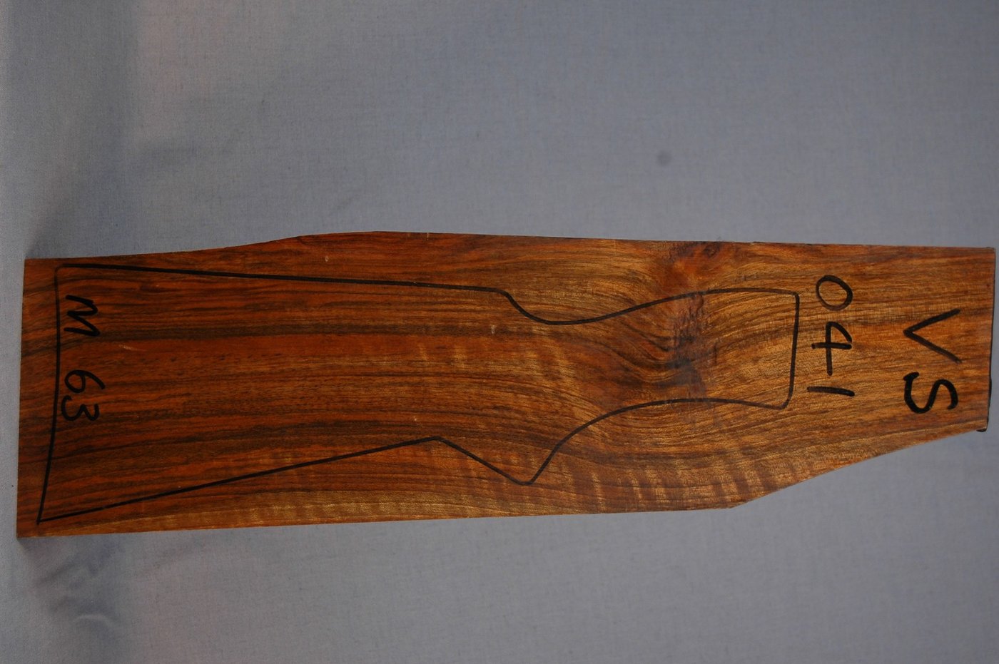 Right side of VS 041 stockwood blank