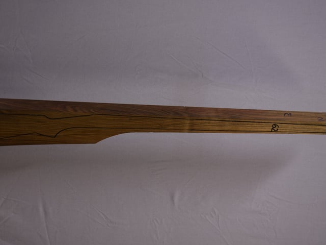 Right side of QM 007 stockwood blank