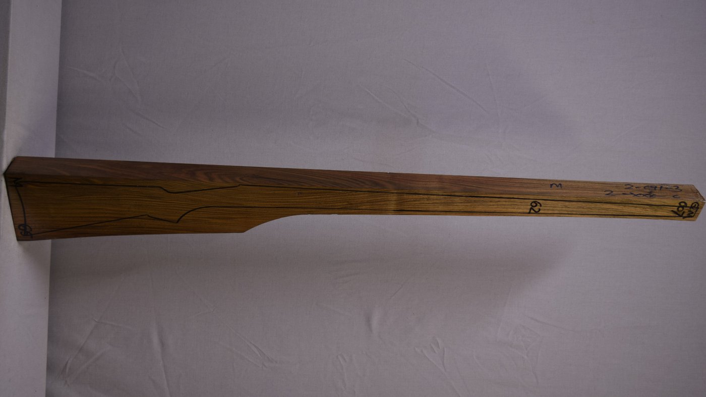 Right side of QM 007 stockwood blank