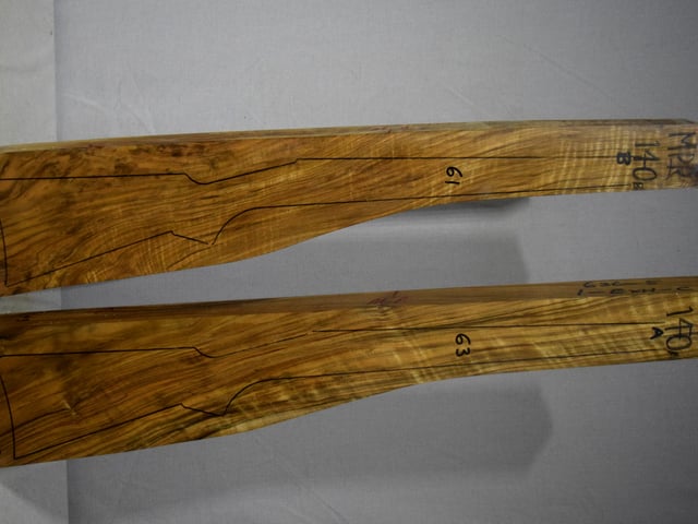 Right side of MPR 140A & 140B stockwood blank