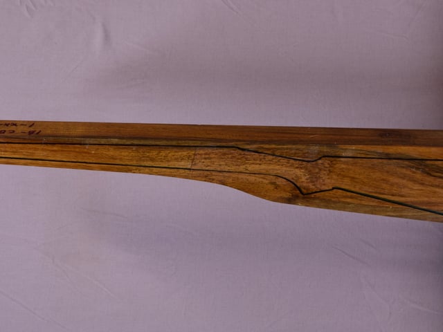 Left side of TR 97 stockwood blank