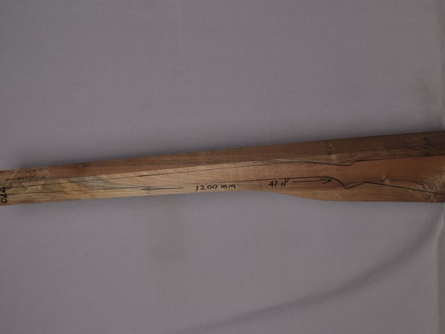 Left side of TM 022 stockwood blank
