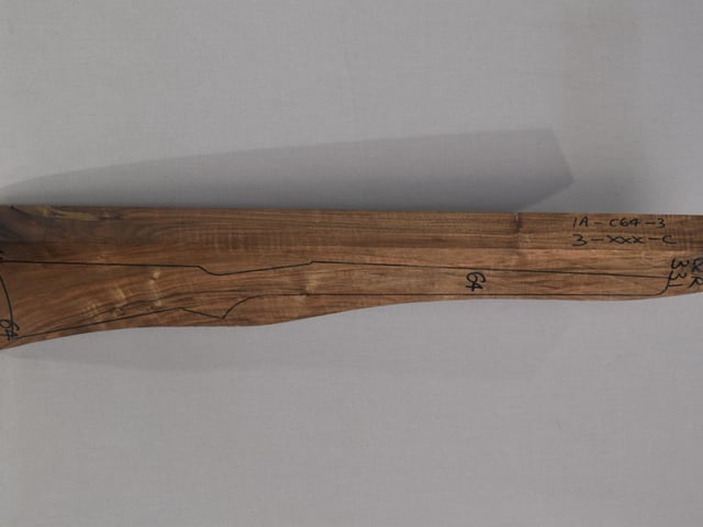 Right side of QR 331 stockwood blank