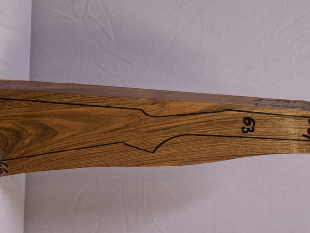 Right side of QTD 037 stockwood blank