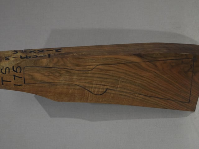 Left side of TS 175 stockwood blank
