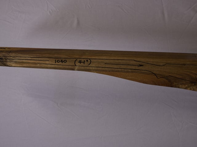 Left side of VM 004 stockwood blank