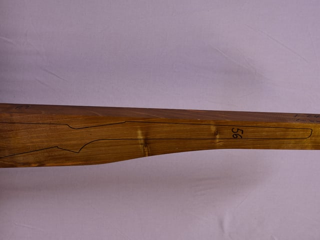Right side of VR050 stockwood blank