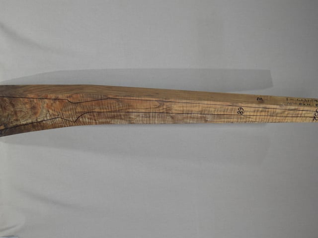 Right side of EXHM 052 stockwood blank