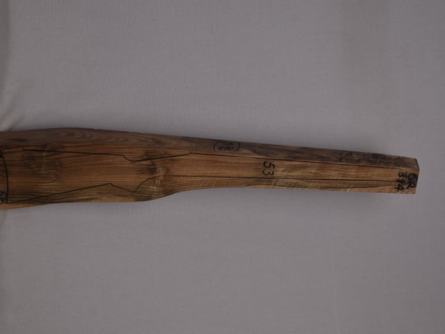 Right side of QR 314 stockwood blank