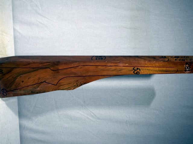 Right side of QR281 stockwood blank