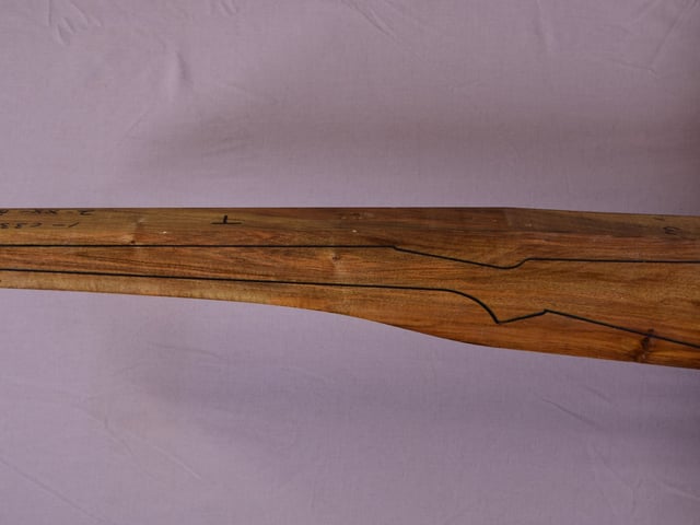 Left side of TR 152 stockwood blank