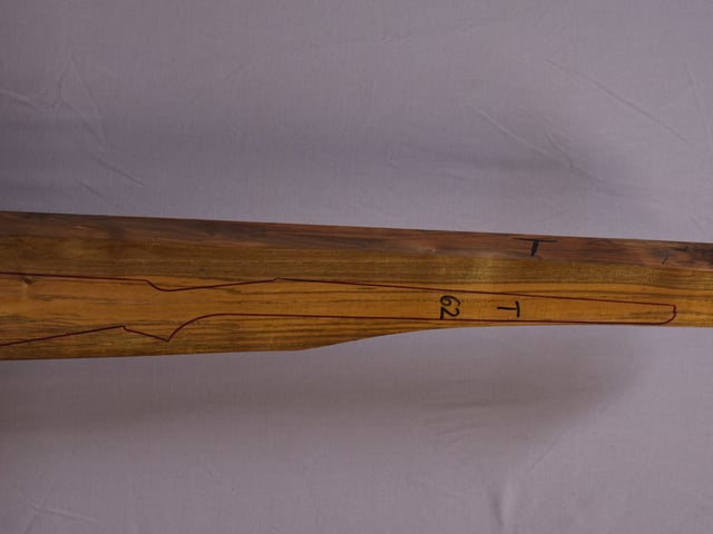 Right side of NR 132 stockwood blank