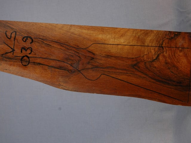 Left side of VS 039 stockwood blank