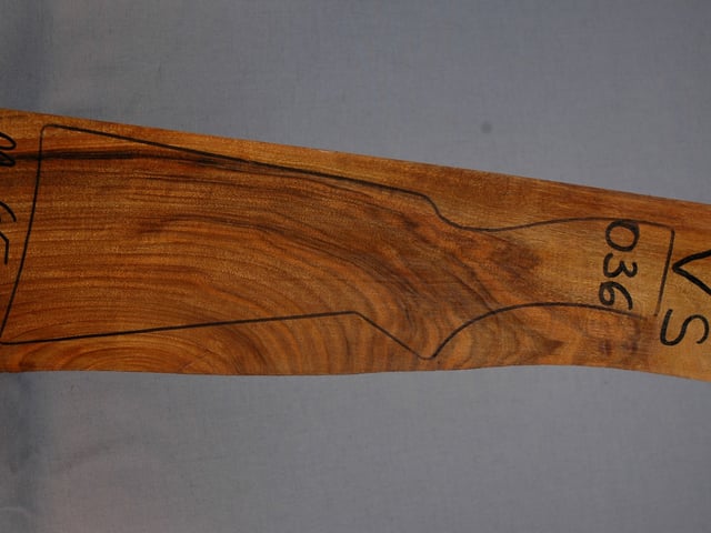 Right side of VS 036 stockwood blank