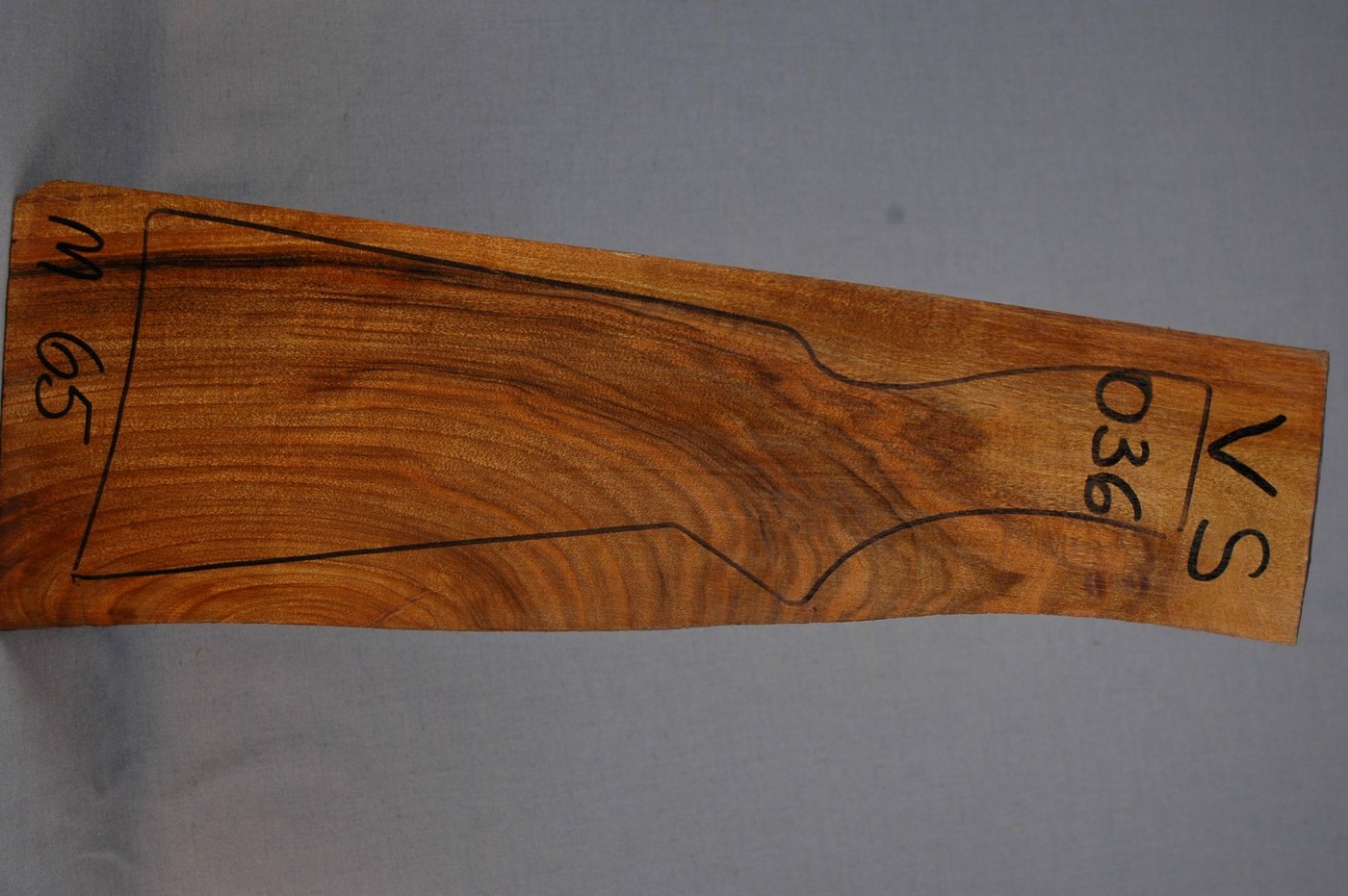 Right side of VS 036 stockwood blank
