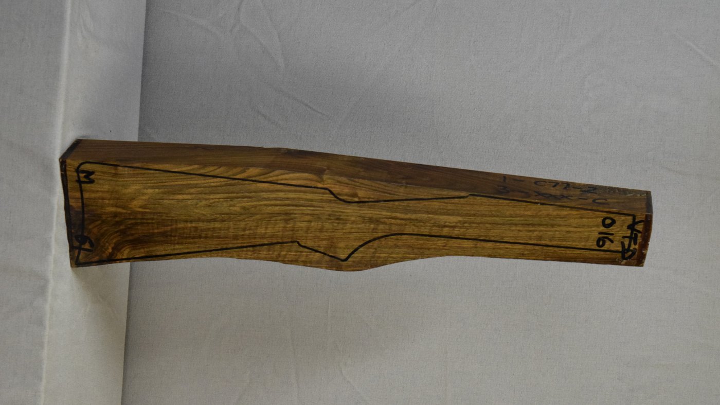 Right side of VTD 016 stockwood blank