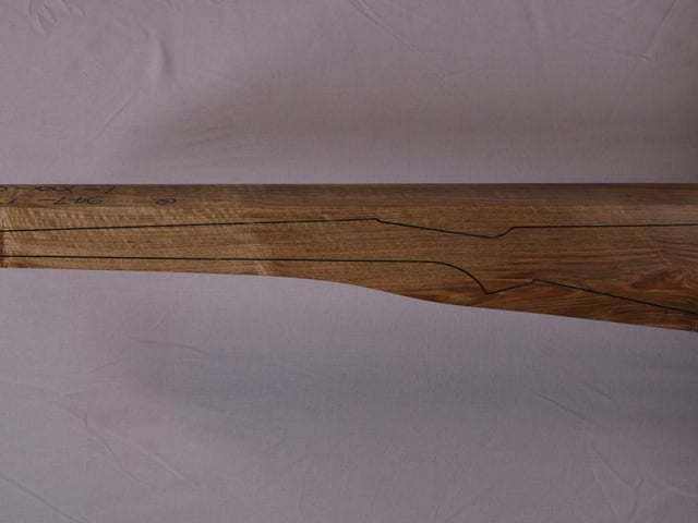 Left side of QR 204 stockwood blank