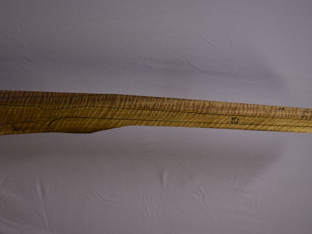 Right side of TM 002 stockwood blank