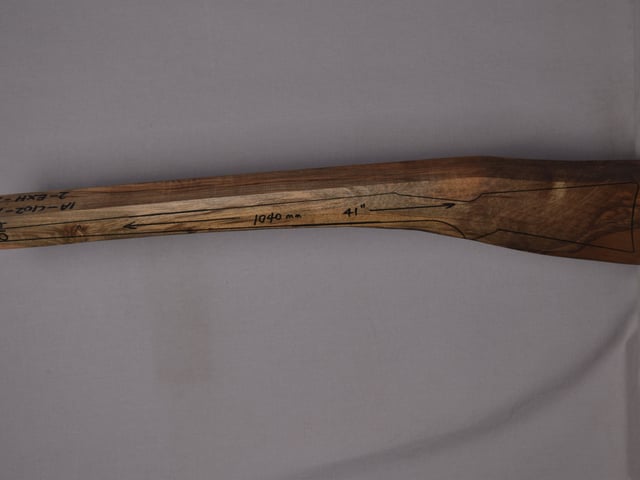 Left side of QM 014 stockwood blank