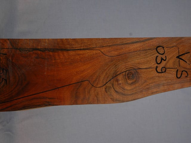 Right side of VS 039 stockwood blank