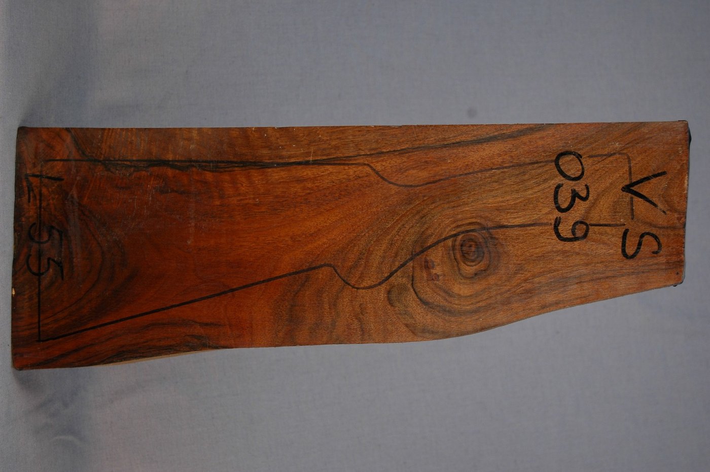 Right side of VS 039 stockwood blank