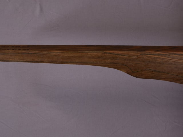 Left side of QR 174 stockwood blank