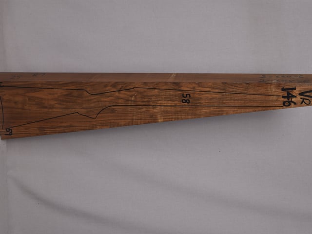 Right side of VR 146 stockwood blank