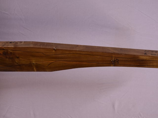 Right side of TR 192 stockwood blank