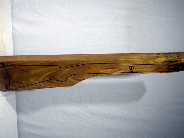 Right side of VR112 stockwood blank