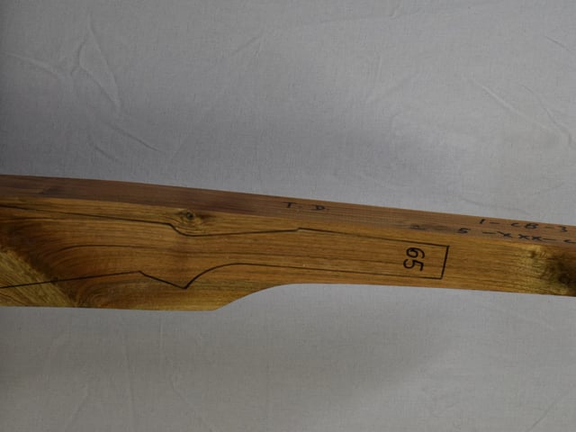 Right side of VTD 011 stockwood blank
