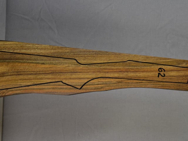 Right side of TTD 010 stockwood blank