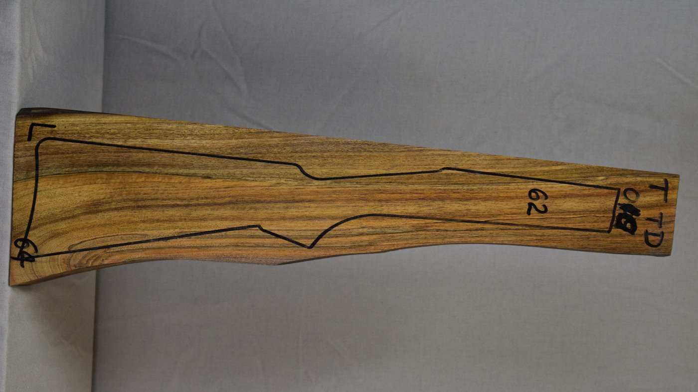 Right side of TTD 010 stockwood blank