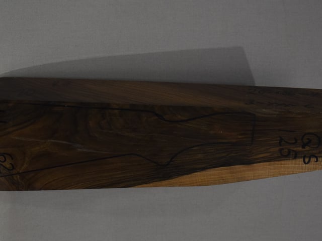 Right side of QS 125 stockwood blank