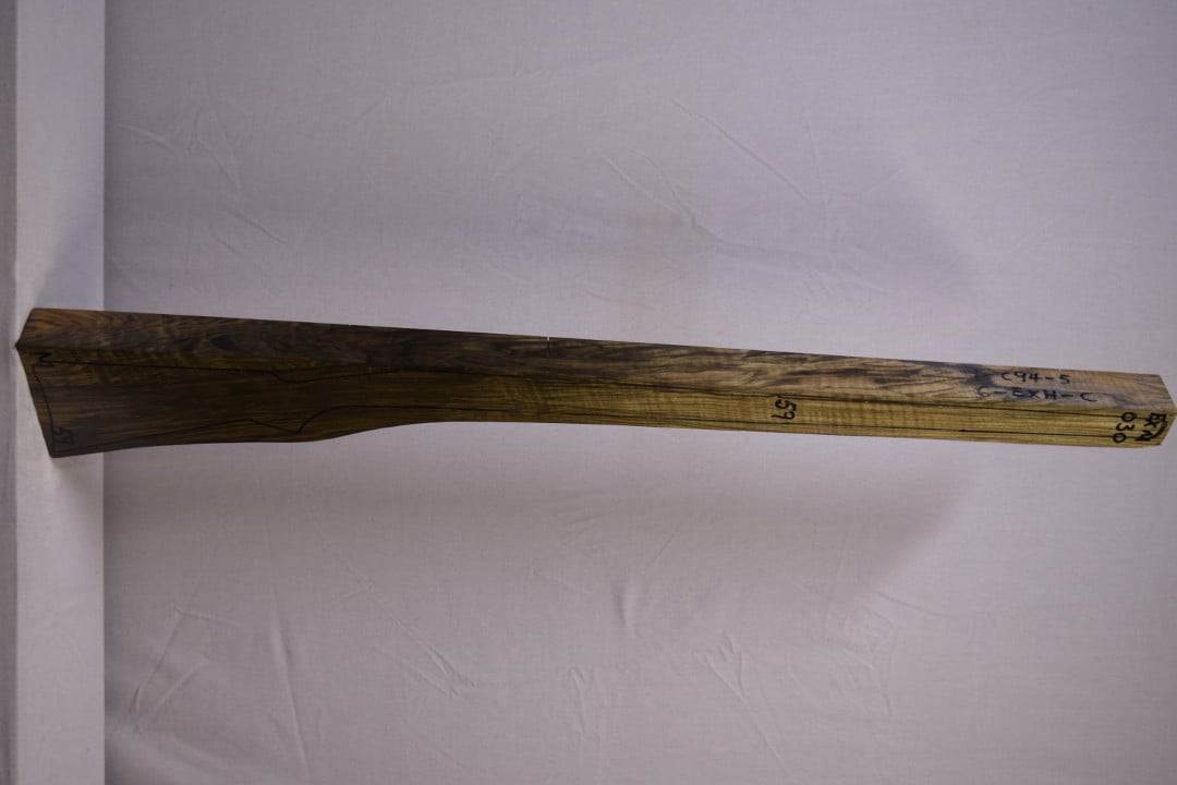Right side of EXHM 30 stockwood blank