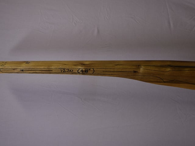 Left side of QM 006 stockwood blank