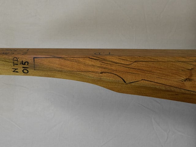 Left side of NTD 015 stockwood blank